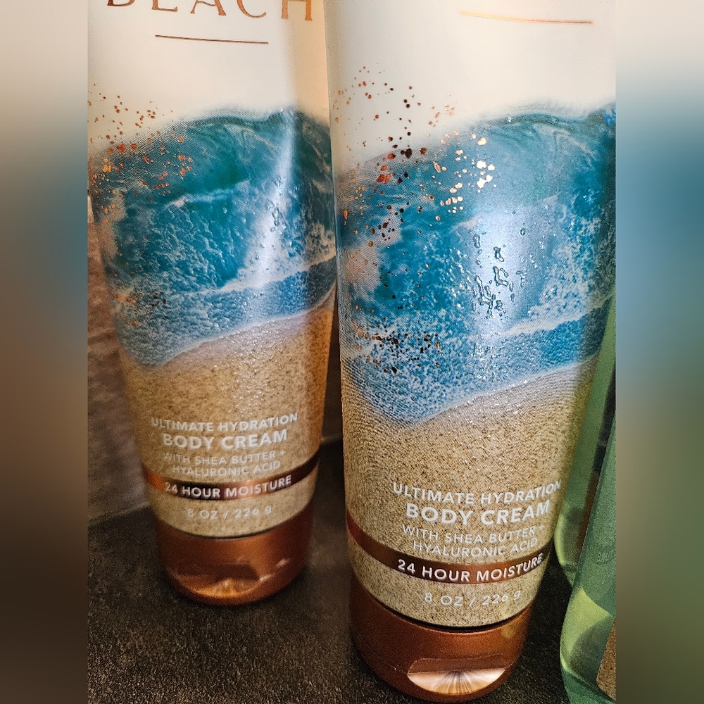 At The Beach Bath & Body Works Cream Wash Shampoo Conditioner New Full Size - Picture 5 of 8